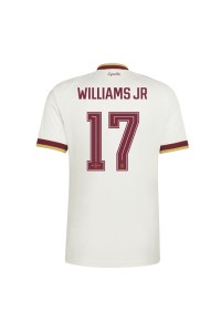 Espanja Nico Williams #17 Jalkapallovaatteet Vieraspaita MM-kisat 2026 Lyhythihainen